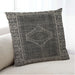 Lifestyle Image of Mid-Century Modern Urban Square Midnight Gary Throw Pillow, 18 inch by 18 inch, pwurb276