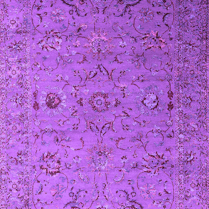 Machine Washable Oriental Purple Industrial Area Rugs, wshurb2770pur