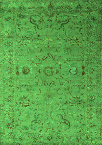 Oriental Green Industrial Rug, urb2770grn