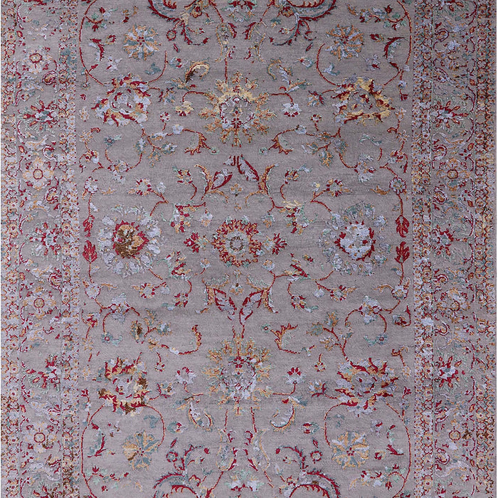 Mid-Century Modern Dark Gray Oriental Rug, urb2770