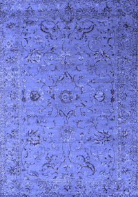 Oriental Blue Industrial Rug, urb2770blu