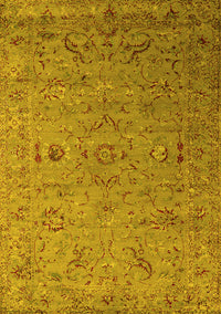 Oriental Yellow Industrial Rug, urb2770yw