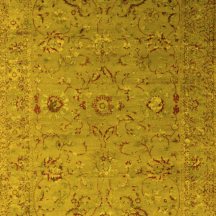 Oriental Yellow Industrial Rug, urb2770yw