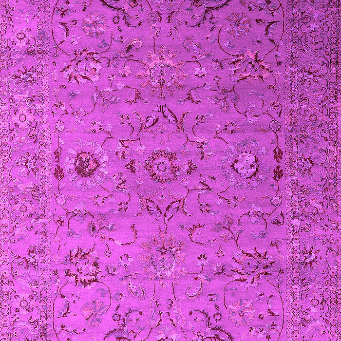 Machine Washable Oriental Pink Industrial Rug, wshurb2770pnk