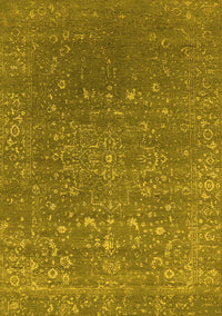 Oriental Yellow Industrial Rug, urb2771yw