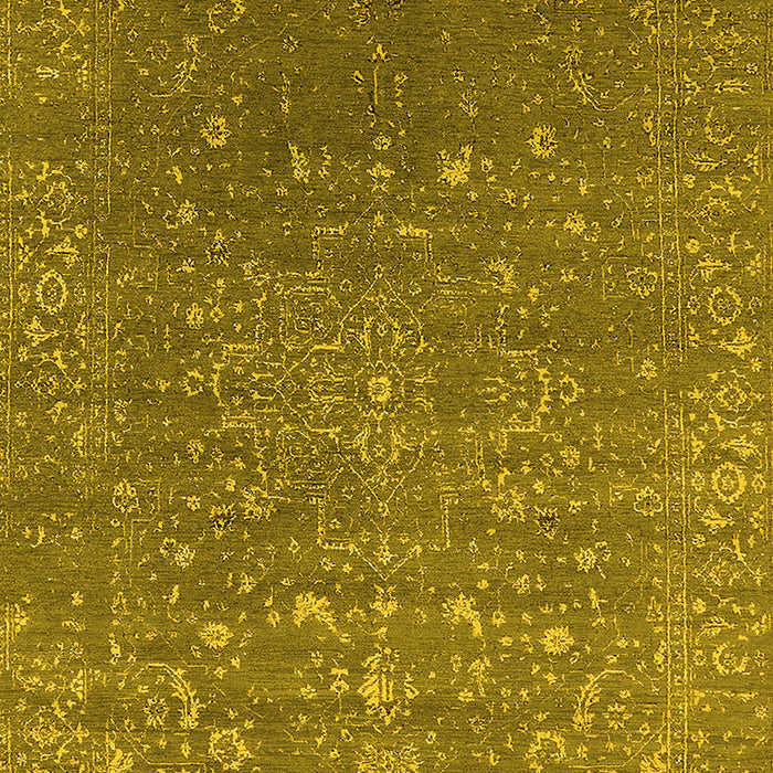 Oriental Yellow Industrial Rug, urb2771yw