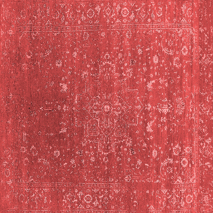 Machine Washable Oriental Red Industrial Rug, wshurb2772red