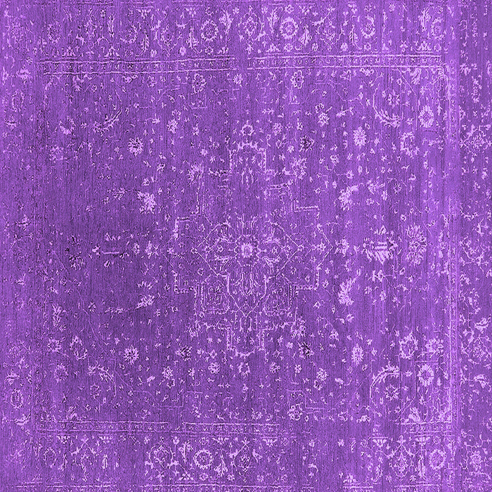 Square Oriental Purple Industrial Rug, urb2772pur