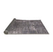 Sideview of Mid-Century Modern Gray Oriental Rug, urb2773