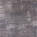 Square Mid-Century Modern Gray Oriental Rug, urb2773