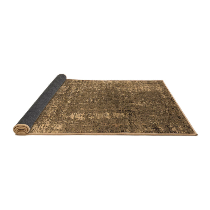 Sideview of Oriental Brown Industrial Rug, urb2773brn