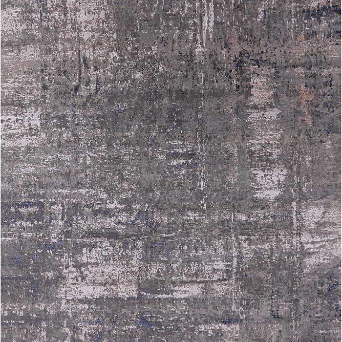 Machine Washable Industrial Modern Gray Rug, wshurb2773