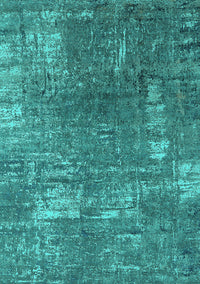 Oriental Turquoise Industrial Rug, urb2773turq