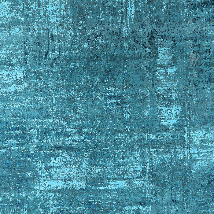 Machine Washable Oriental Light Blue Industrial Rug, wshurb2773lblu
