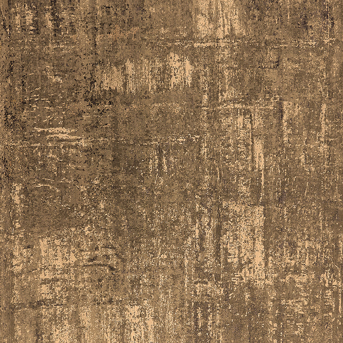 Square Oriental Brown Industrial Rug, urb2773brn