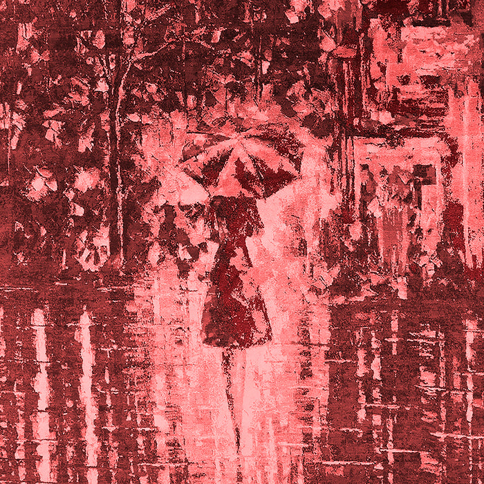 Oriental Red Industrial Area Rugs