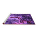 Sideview of Machine Washable Oriental Purple Industrial Area Rugs, wshurb2774pur