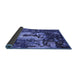 Sideview of Oriental Blue Industrial Rug, urb2774blu