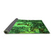 Sideview of Oriental Green Industrial Rug, urb2774grn