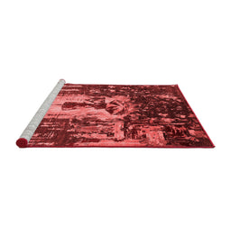 Industrial Red Washable Rugs
