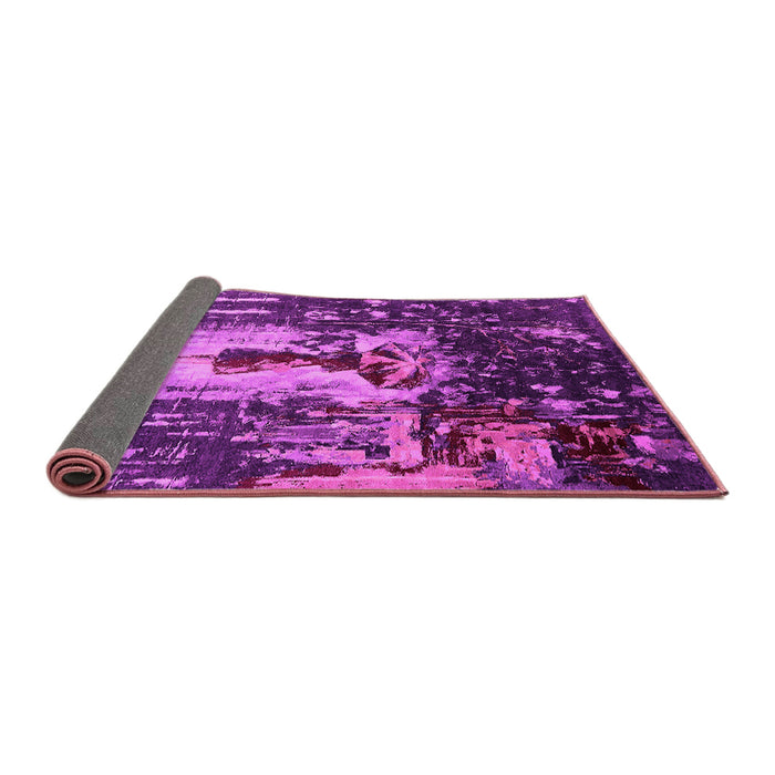 Sideview of Oriental Pink Industrial Rug, urb2774pnk