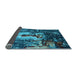 Sideview of Oriental Light Blue Industrial Rug, urb2774lblu