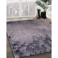 Mid-Century Modern Purple Oriental Rug, urb2775