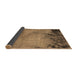 Sideview of Oriental Brown Industrial Rug, urb2775brn