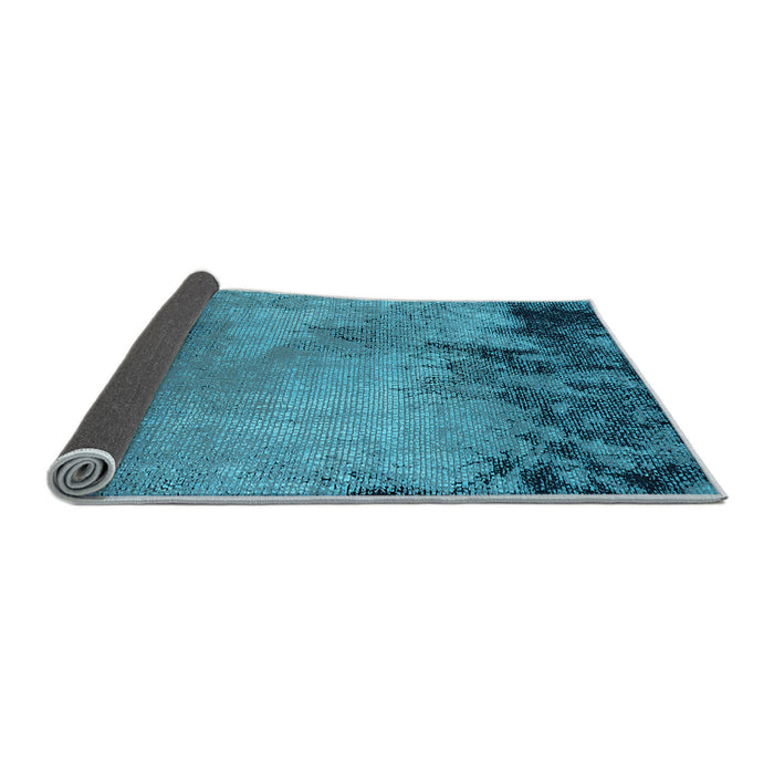Sideview of Oriental Light Blue Industrial Rug, urb2775lblu