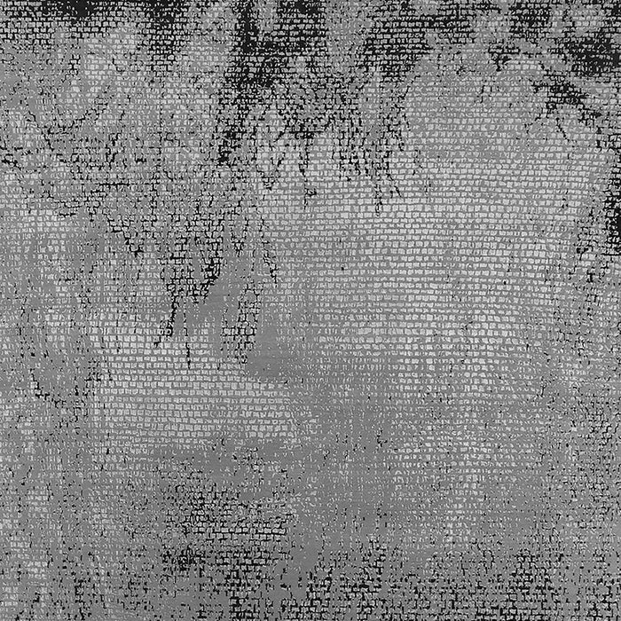 Machine Washable Oriental Gray Industrial Rug, wshurb2775gry