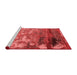 Industrial Red Washable Rugs