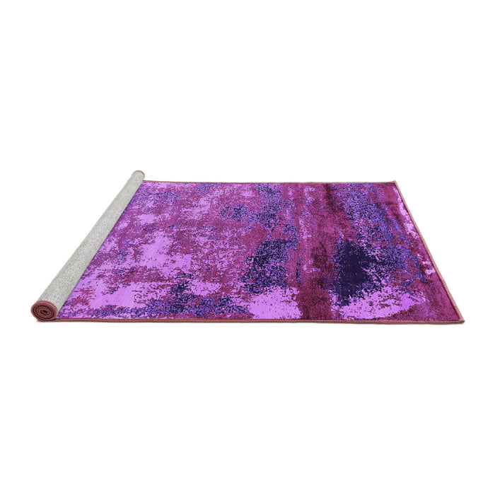 Sideview of Machine Washable Oriental Purple Industrial Area Rugs, wshurb2776pur