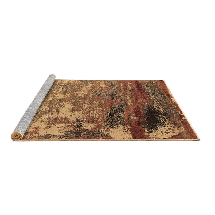 Sideview of Machine Washable Oriental Brown Industrial Rug, wshurb2776brn