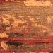 Square Oriental Orange Industrial Rug, urb2776org