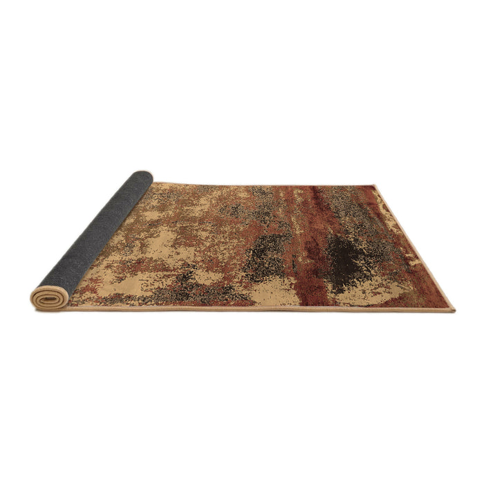 Sideview of Oriental Brown Industrial Rug, urb2776brn