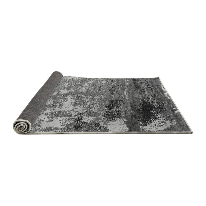 Sideview of Oriental Gray Industrial Rug, urb2776gry