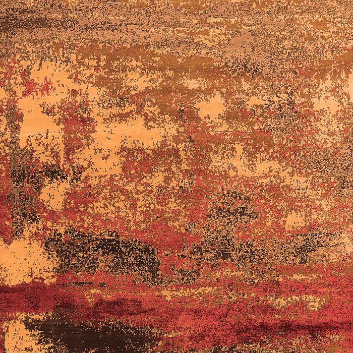 Oriental Orange Industrial Rug, urb2776org