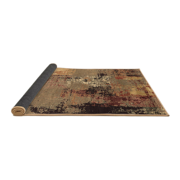 Sideview of Oriental Brown Industrial Rug, urb2777brn