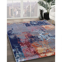 Mid-Century Modern Plum Purple Oriental Rug, urb2777