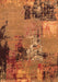 Machine Washable Oriental Orange Industrial Area Rugs, wshurb2777org