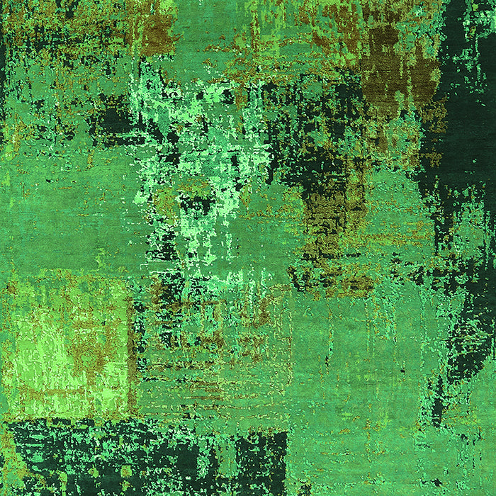 Oriental Green Industrial Rug, urb2777grn