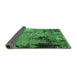 Sideview of Oriental Emerald Green Industrial Rug, urb2777emgrn