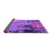 Sideview of Oriental Purple Industrial Rug, urb2777pur