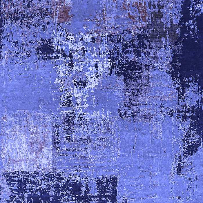 Oriental Blue Industrial Rug, urb2777blu