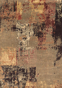 Oriental Brown Industrial Rug, urb2777brn