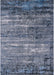 Machine Washable Industrial Modern Columbia Blue Rug, wshurb2778