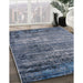 Machine Washable Industrial Modern Columbia Blue Rug in a Family Room, wshurb2778