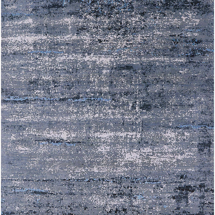 Mid-Century Modern Columbia Blue Oriental Rug, urb2778