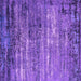 Square Machine Washable Oriental Purple Industrial Area Rugs, wshurb2778pur
