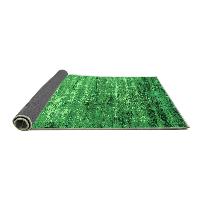 Sideview of Oriental Green Industrial Rug, urb2778grn